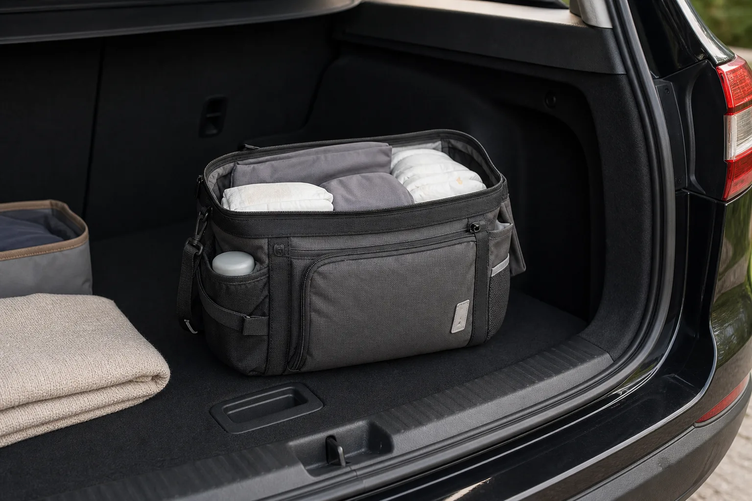 Wickeltasche fuer das Auto: Praktische Modelle fuer mobile Eltern