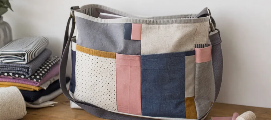 Wickeltasche upcyceln aus Stoffresten und Restmaterialien
