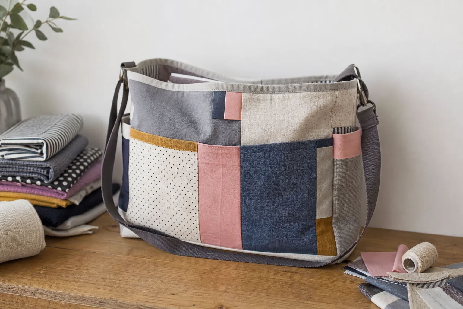 Wickeltasche upcyceln aus Stoffresten und Restmaterialien