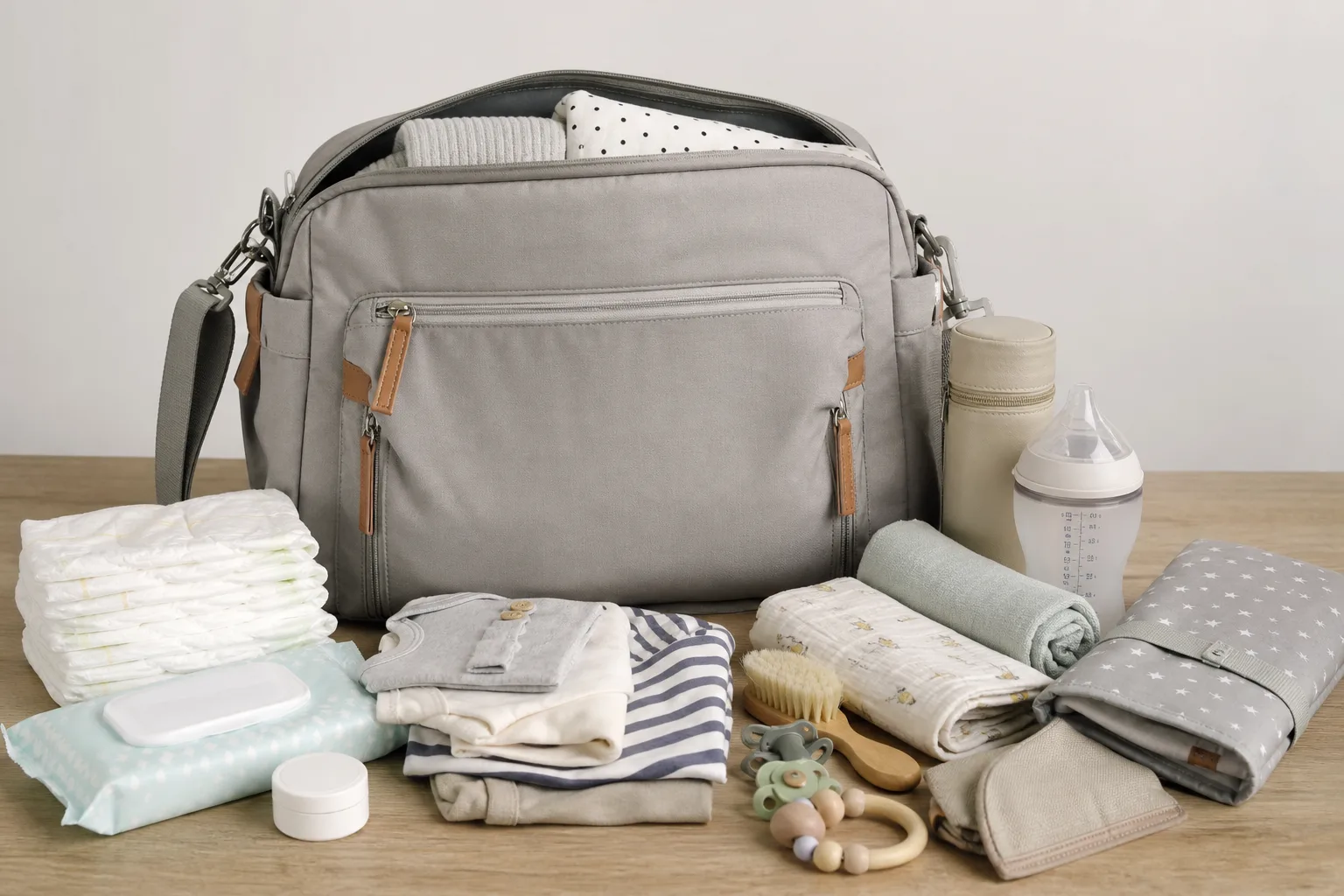 Wickeltaschen Inhalt fuer Babys: Die wichtigsten Essentials