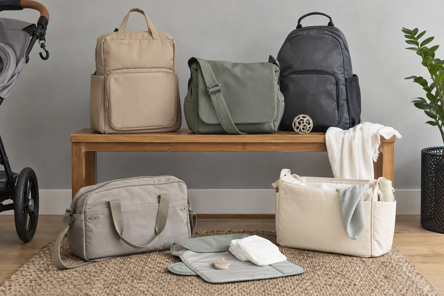 Wickeltaschen fuer aktive Eltern: Praktische Modelle fuer Bewegung und Flexibilitaet