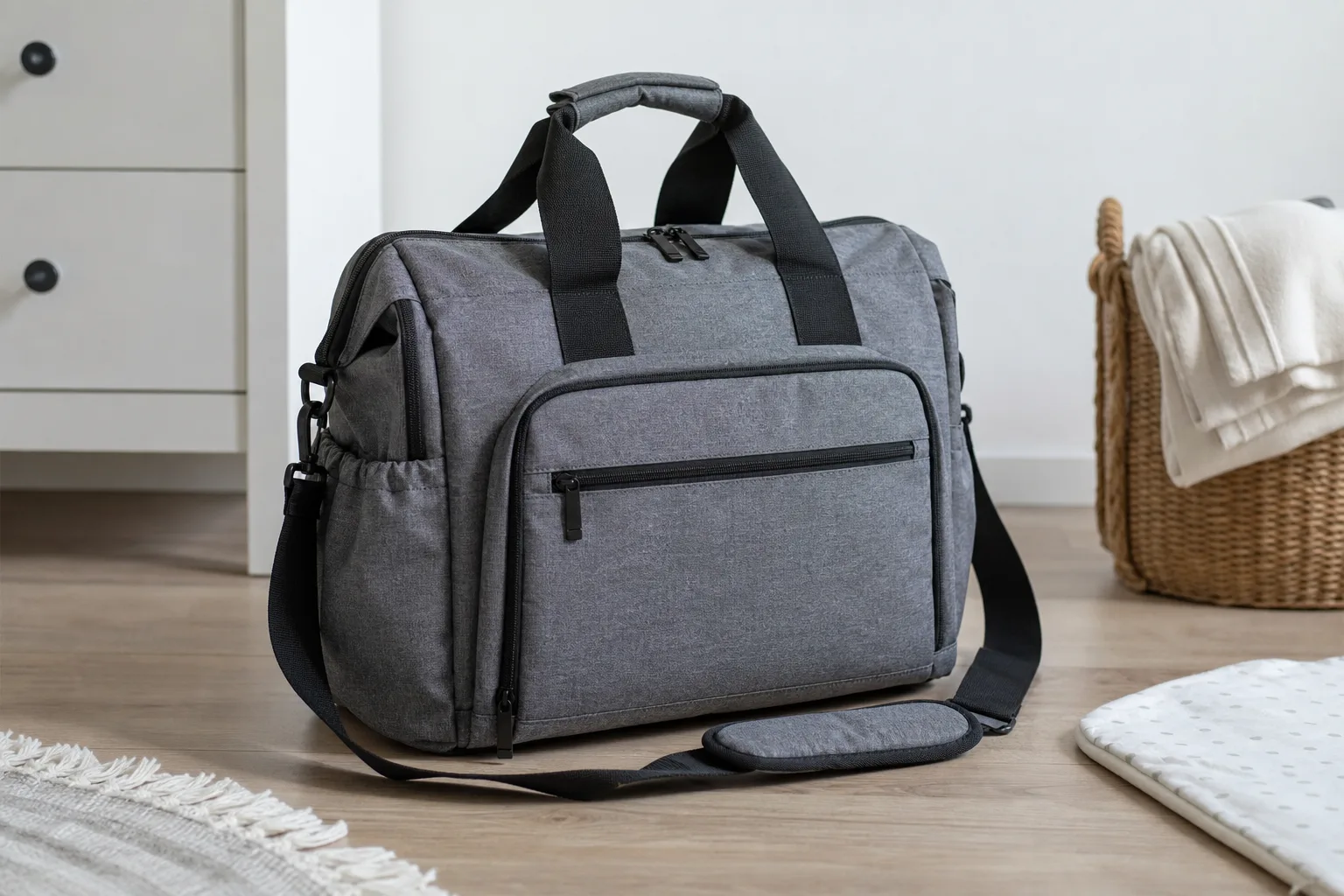 Wickeltasche fuer Mamas und Papas nutzen: Flexibel fuer beide Elternteile